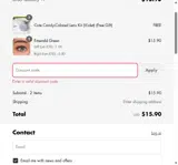MIKA10 coupon verification screenshot