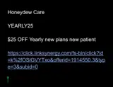 Honeydew Care coupon verification screenshot