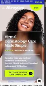 Honeydew Care coupon verification screenshot
