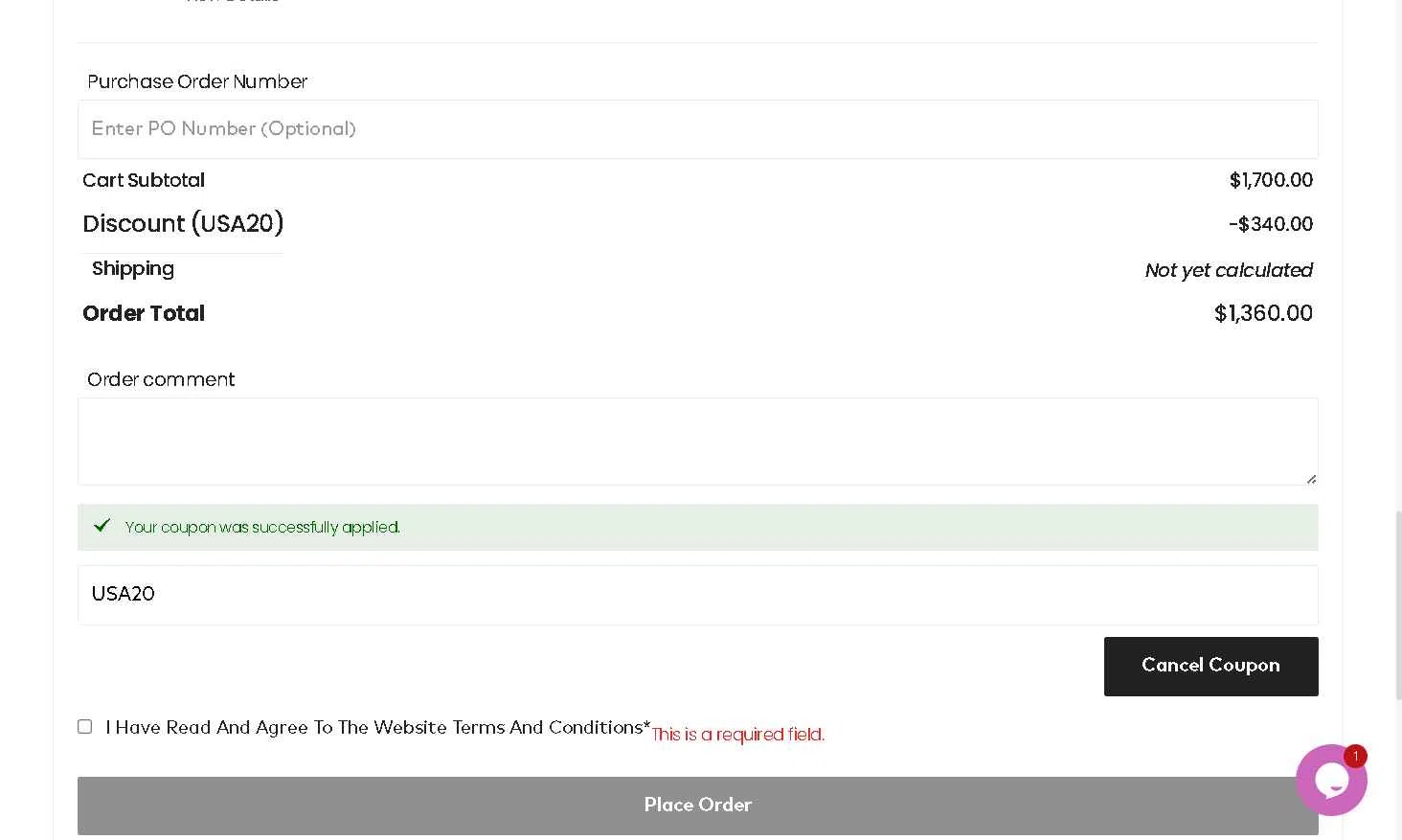 Hoodsly checkout page showing Hoodsly discount code box | Screenshot taken by SimplyCodes community member on Sep 5, 2025