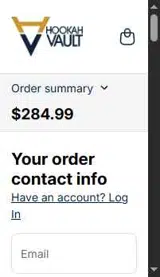 Hookah Vault coupon verification screenshot