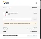 Hookah Vault coupon verification screenshot