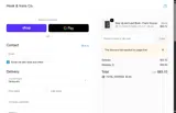 Hook & Irons Co. coupon verification screenshot
