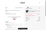 Horus Straps coupon verification screenshot
