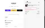 Horus Straps coupon verification screenshot