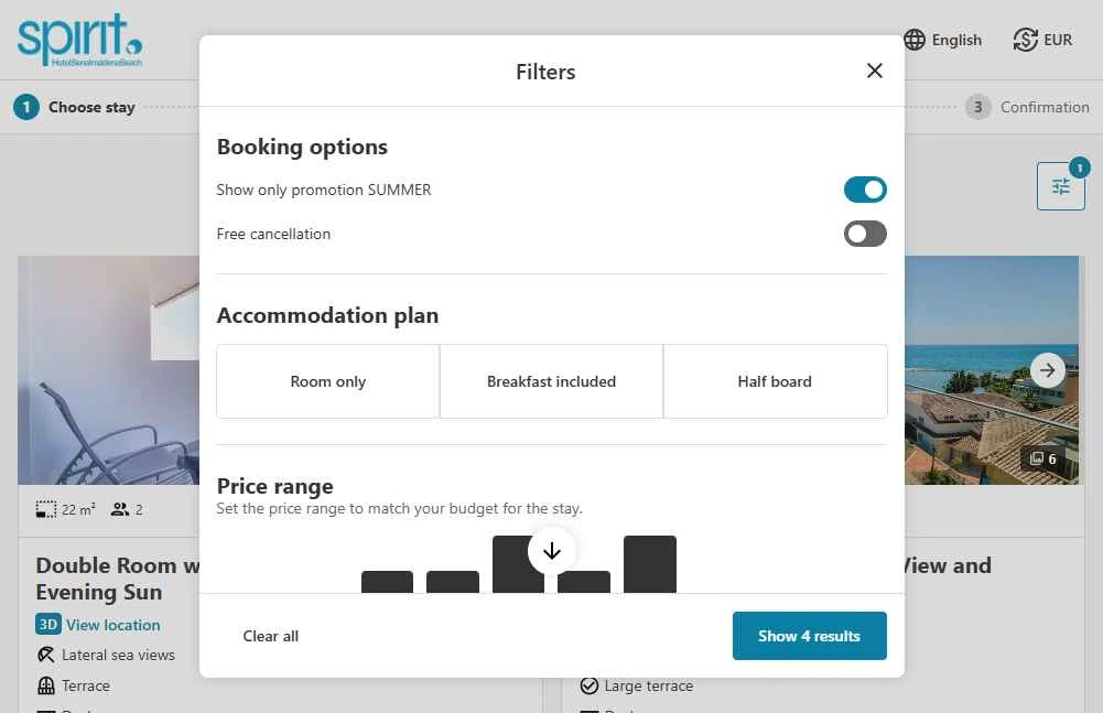 Spirit Hotel Benalmadena Beach checkout page showing Spirit Hotel Benalmadena Beach promo code box | Screenshot taken by SimplyCodes community member on Jul 7, 2025