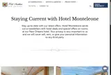 Hotel Monteleone coupon verification screenshot