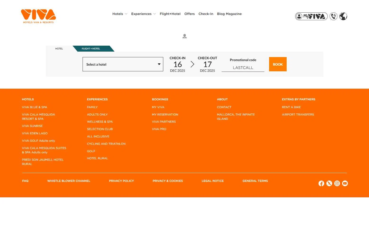 Hotels Viva checkout page showing Hotels Viva discount code box | Screenshot taken by SimplyCodes community member on Dec 16, 2025