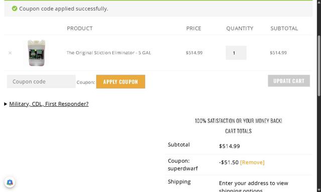 Hot Shot's Secret checkout page showing Hot Shot's Secret discount code box | Screenshot taken by SimplyCodes community member on Sep 16, 2025