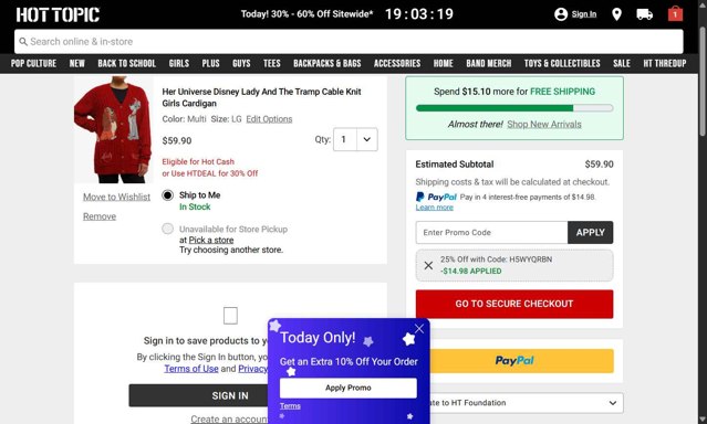 Hot Topic Promo Codes - 30% Off (3 Verified) Aug 2025