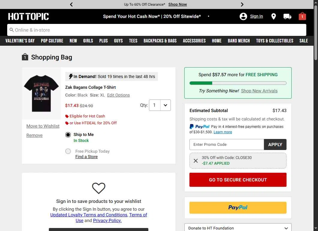 Hot Topic Promo Codes - 30% Off (2 Verified) Feb 2026