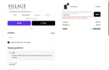 OUTLET10 coupon verification screenshot