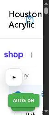 Houston Acrylic coupon verification screenshot