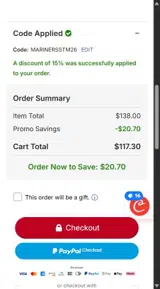 Houston Astros coupon verification screenshot