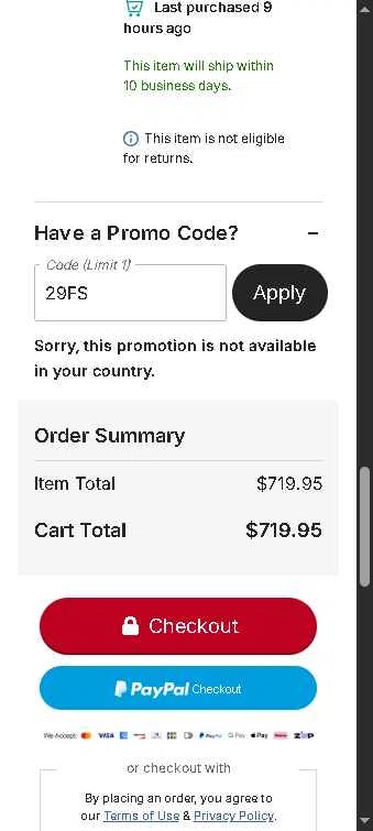 Houston Astros checkout page showing Houston Astros promo code box | Screenshot taken by SimplyCodes community member on Jan 7, 2026