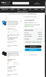 STP20173CAG coupon verification screenshot