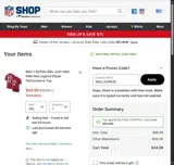 Houston Texans coupon verification screenshot