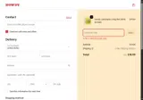 THANKS25 coupon verification screenshot