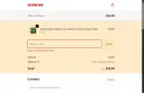 THANKS15 coupon verification screenshot