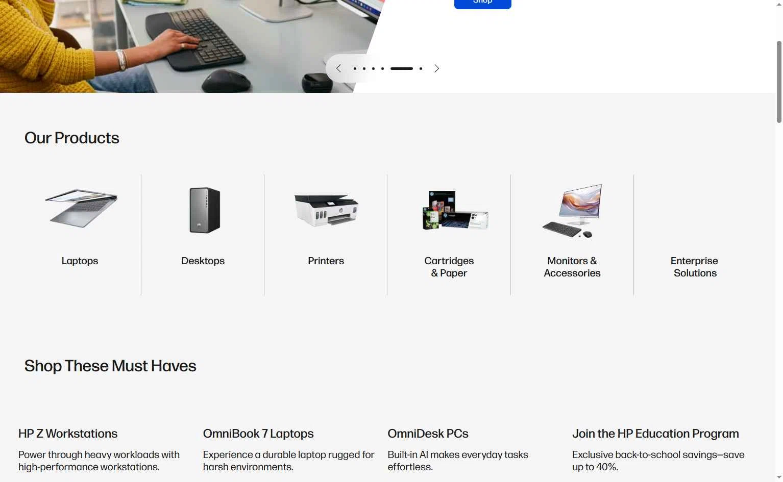 Verification screenshot for 10% Off Select Monitors at HP - 8d ago