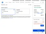 HP coupon verification screenshot