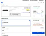 HP coupon verification screenshot