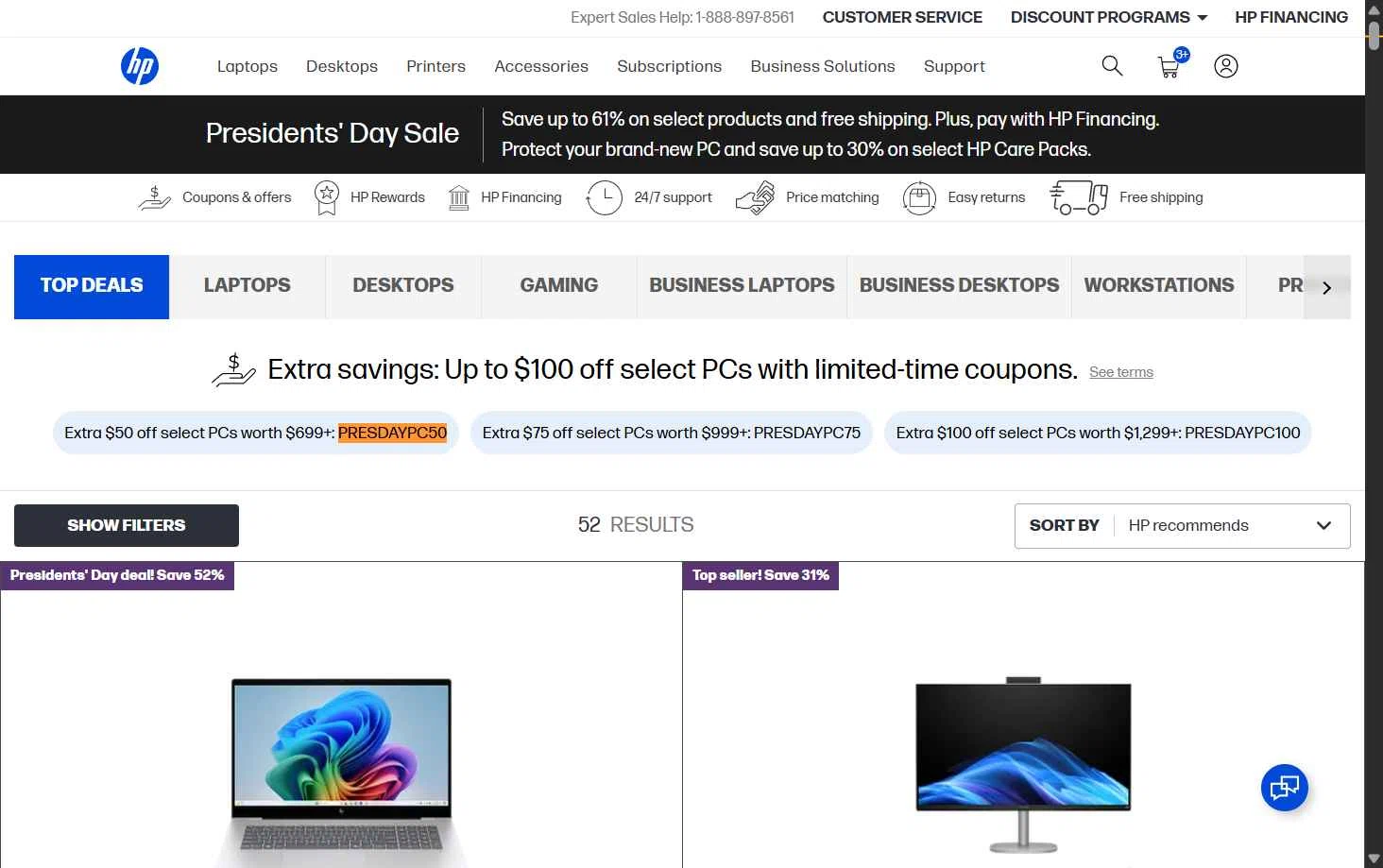 HP checkout page showing HP promo code box | Screenshot taken by SimplyCodes community member on Feb 8, 2026