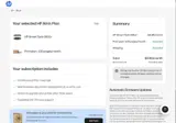 HP All-In Plan coupon verification screenshot