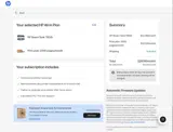 HP All-In Plan coupon verification screenshot