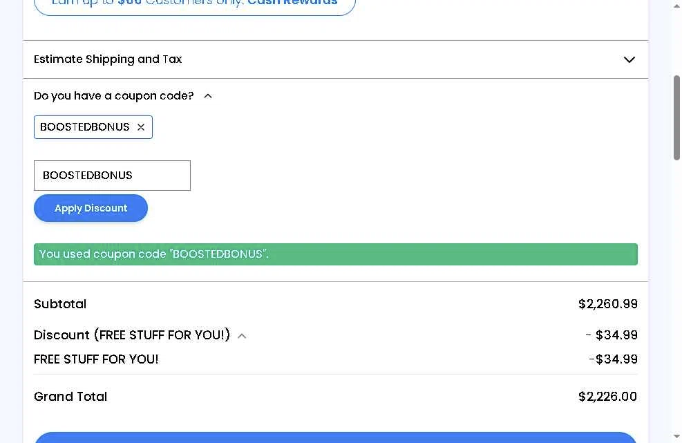 HSP Diesel checkout page showing HSP Diesel discount code box | Screenshot taken by SimplyCodes community member on Jan 4, 2026