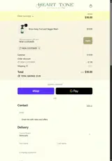 Heart Tone Botanicals coupon verification screenshot