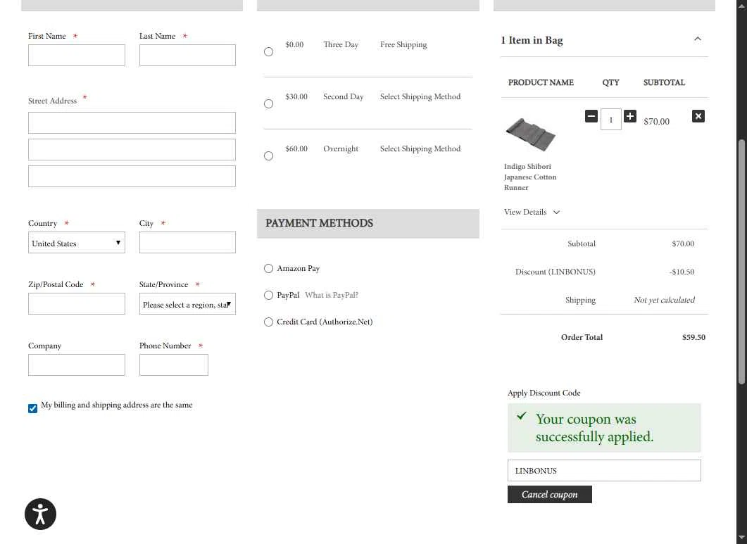 Huddleson checkout page showing Huddleson promo code box | Screenshot taken by SimplyCodes community member on Dec 8, 2025