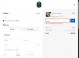 SHIP50 coupon verification screenshot