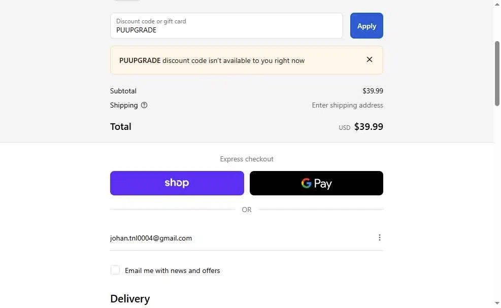 HueForge checkout page showing HueForge discount code box | Screenshot taken by SimplyCodes community member on Nov 16, 2025