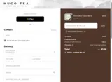 Hugo Tea coupon verification screenshot