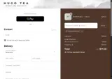 Hugo Tea coupon verification screenshot