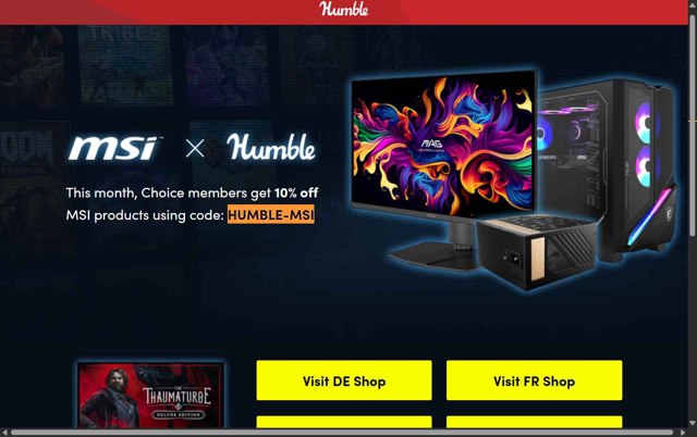 Humble Bundle checkout page showing Humble Bundle promo code box | Screenshot taken by SimplyCodes community member on Jul 3, 2025