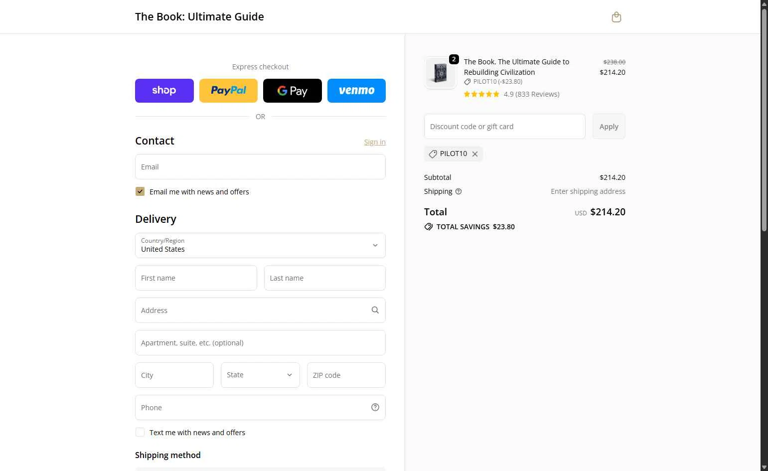 Hungry Minds Publishing checkout page showing Hungry Minds Publishing promo code box | Screenshot taken by SimplyCodes community member on Dec 20, 2025