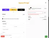 Hunny Prints coupon verification screenshot
