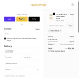 Hunny Prints coupon verification screenshot