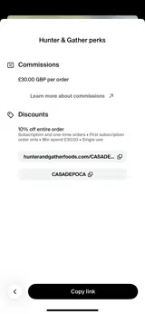 CASADEPOCA coupon verification screenshot