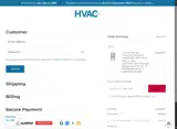 HVAC365 coupon verification screenshot