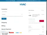 HVAC365 coupon verification screenshot