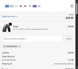 Hycline coupon verification screenshot