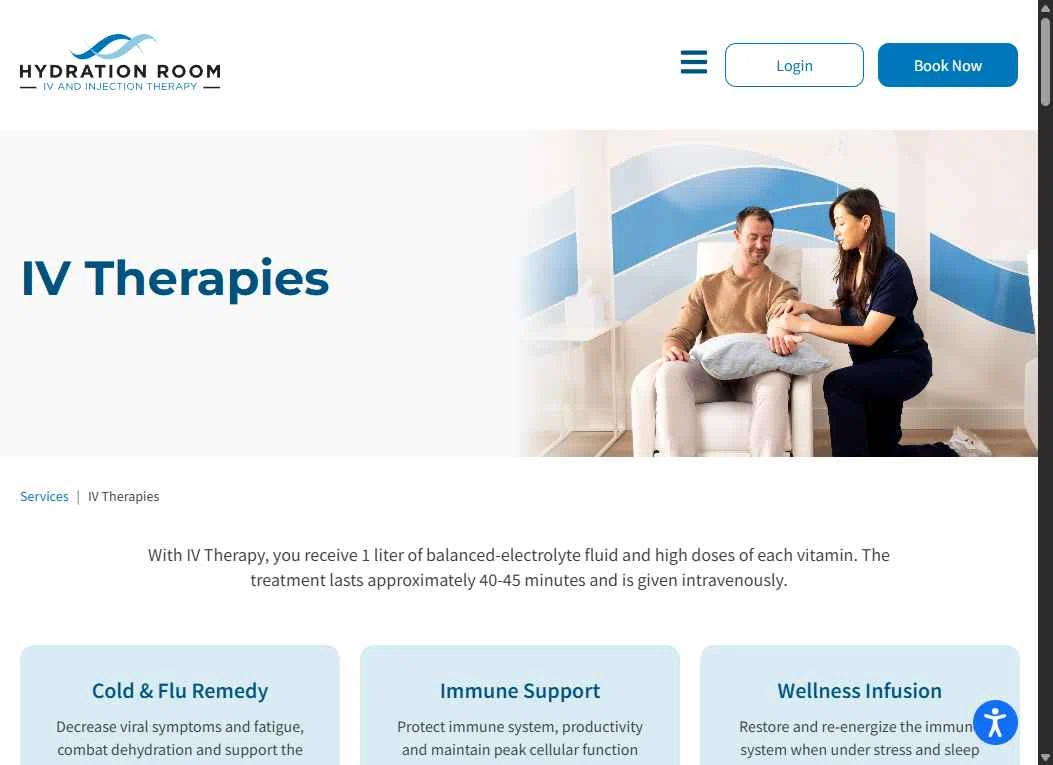 Hydration Room checkout page showing Hydration Room discount code box | Screenshot taken by SimplyCodes community member on Dec 20, 2025