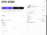 Hyer Goods coupon verification screenshot