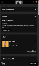 HYPNORESET coupon verification screenshot