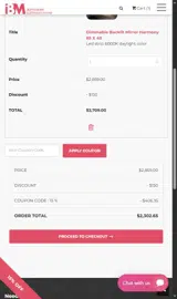 IBMirror coupon verification screenshot