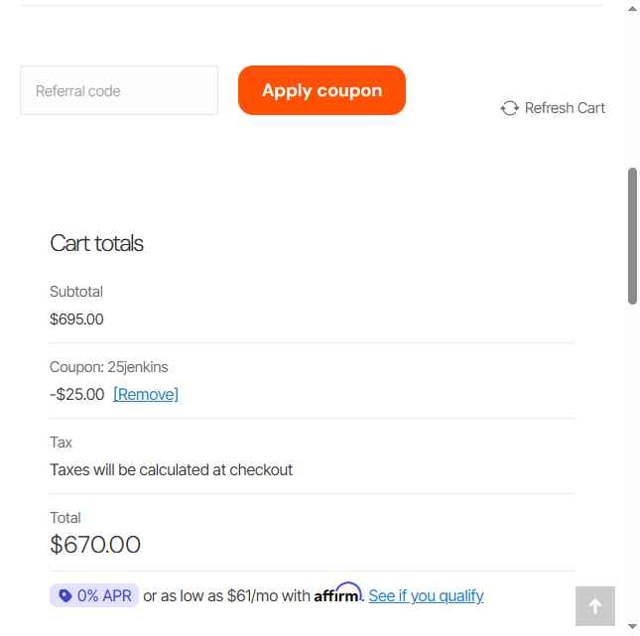 ICA School checkout page showing ICA School promo code box | Screenshot taken by SimplyCodes community member on May 2, 2025
