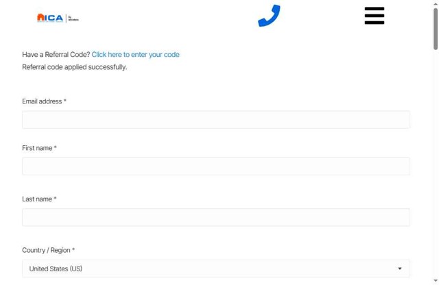 ICA School checkout page showing ICA School promo code box | Screenshot taken by SimplyCodes community member on May 2, 2025
